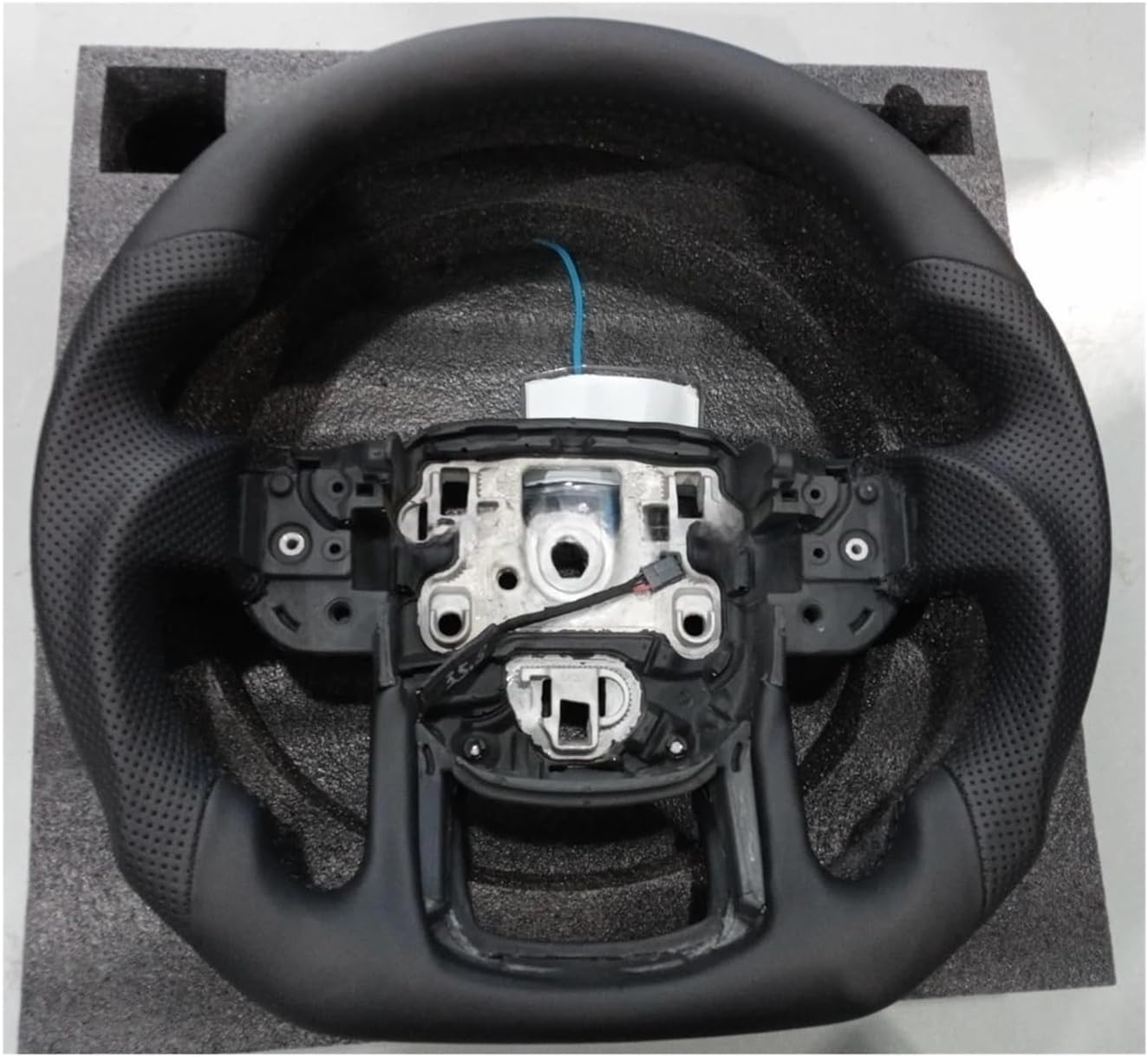 Heated Full Leather Steering Wheel Compatible For Land Rover Range Rover Sport 2014-2022 L494 Car Steering Wheel Interior Car Accessories(With heated)