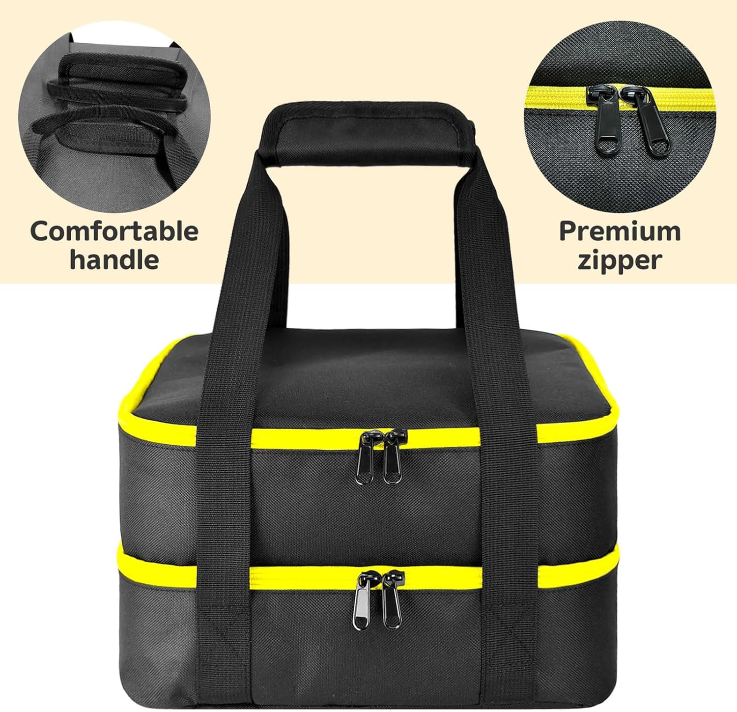 Multifunctional Tool Battery Organizing Pouches Storage Bag Fabric Texture Suitable for Quickly Access to Batteries Battery Storage Bag