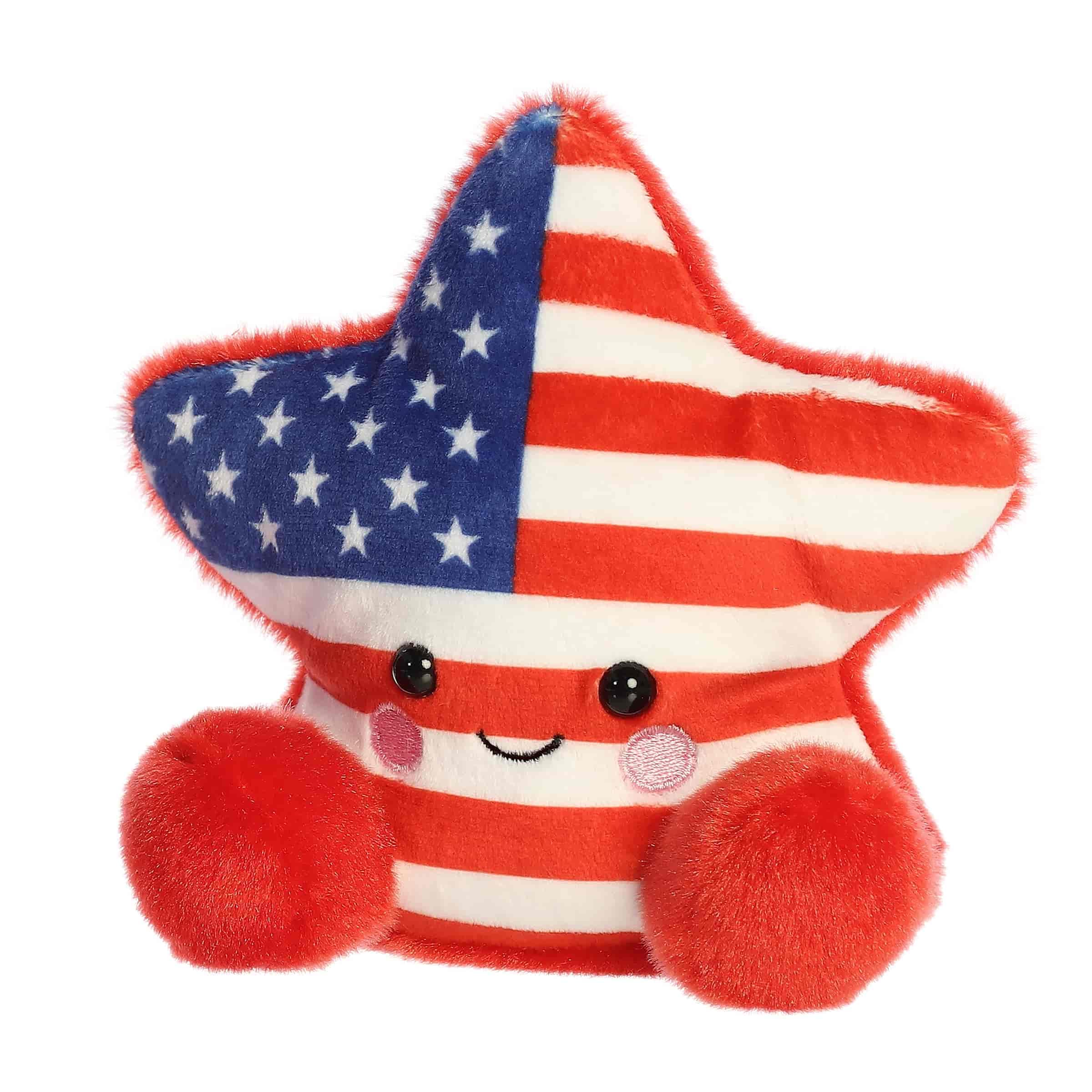 Aurora® Adorable Palm Pals™ Americana Star™ wypchane zwierzę - zabawny pluszowy kolekcjonerski dla dzieci i dorosłych kolekcjonerów - idealny do dekoracji pokoi i prezentów urodzinowych