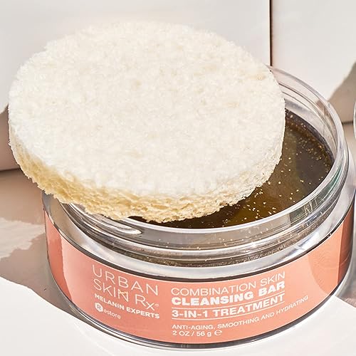 Miniatura 4 de Urban Skin Rx Combination Skin - Barra limpiadora de tratamiento diario 3 en 1, exfoliante + mascarilla rejuvenecedora, hidrata y ayuda a disminuir