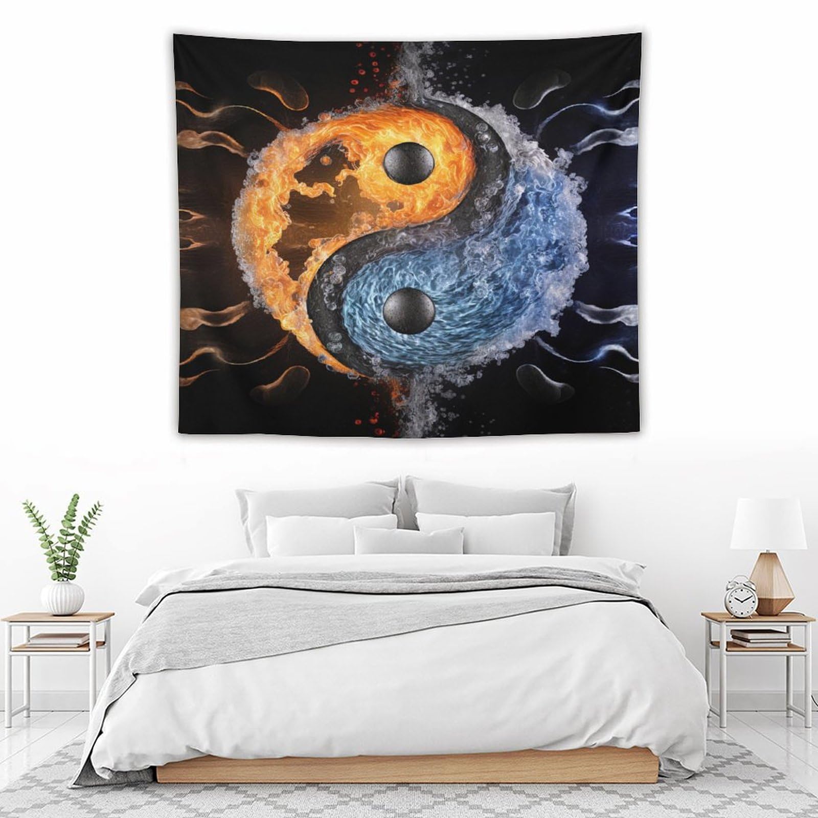 Amazon.com: JJoias Yin-yang Symbol Tapestry Wall HD Pattern