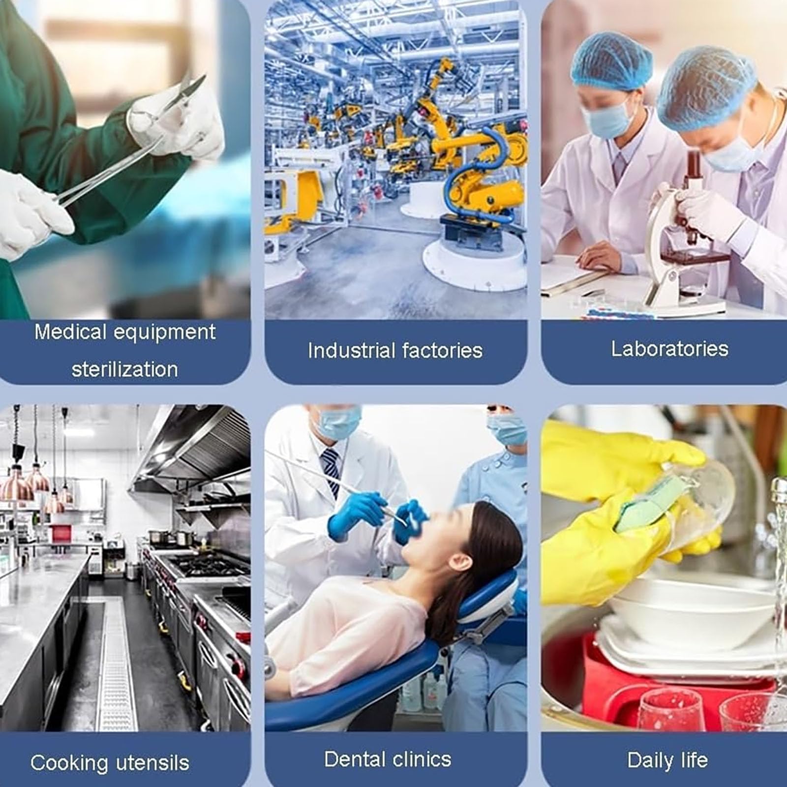 Cestini rotondi di sterilizzazione dello strumento, canestri perforati di sterilizzazione dei canestri della maglia dell'acciaio inossidabile 304, per l'ospedale, medico