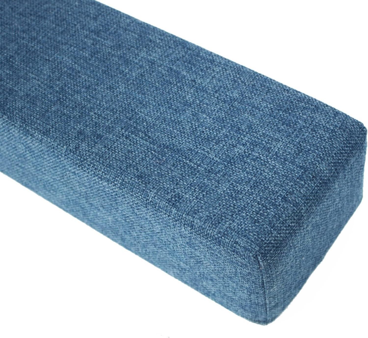 ZZDZW Bed Gap Filler, Mattress Extender For Full Twin Queen Cal King Bed, Headboard Pillow Between Headboard And Mattress Or Wall, 45D Sponge With Removable Cove(Blue,150x10x20cm)