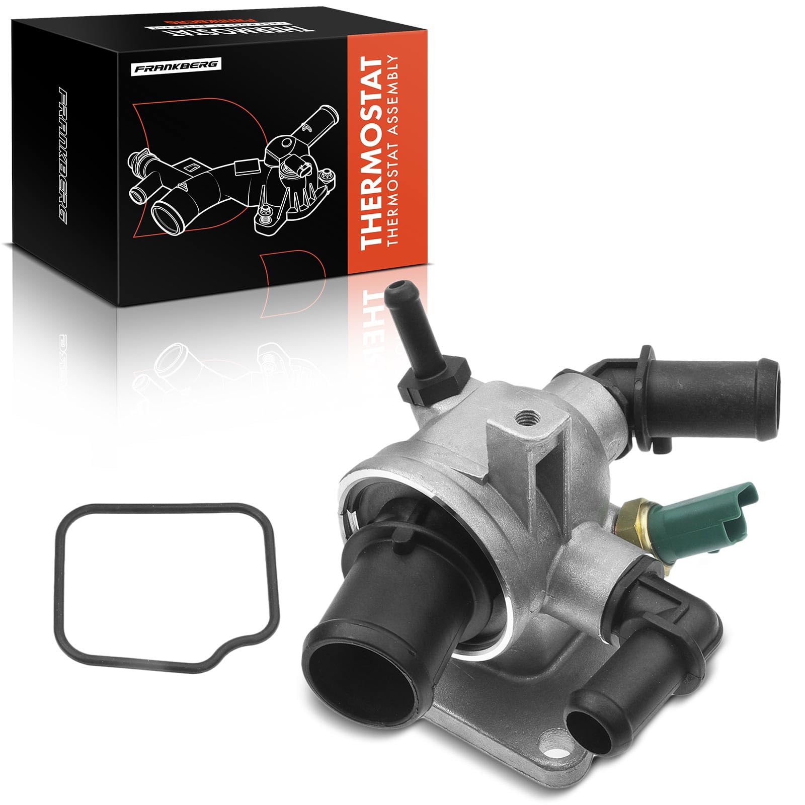 Frankberg Coolant thermostat with housing and seal 55202373