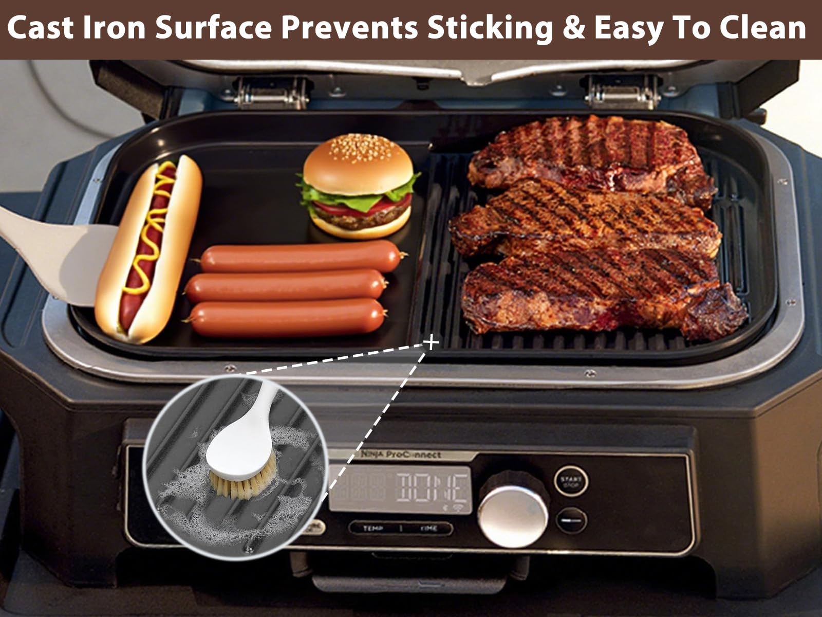 Amazon.com: Non-Stick Griddle Plate for Ninja Woodfire XSKGRDLXL