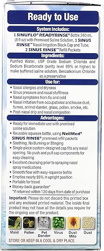 Miniatura 8 de Neil Med SinuFlo Ready Rinse 8 onzas líquidas