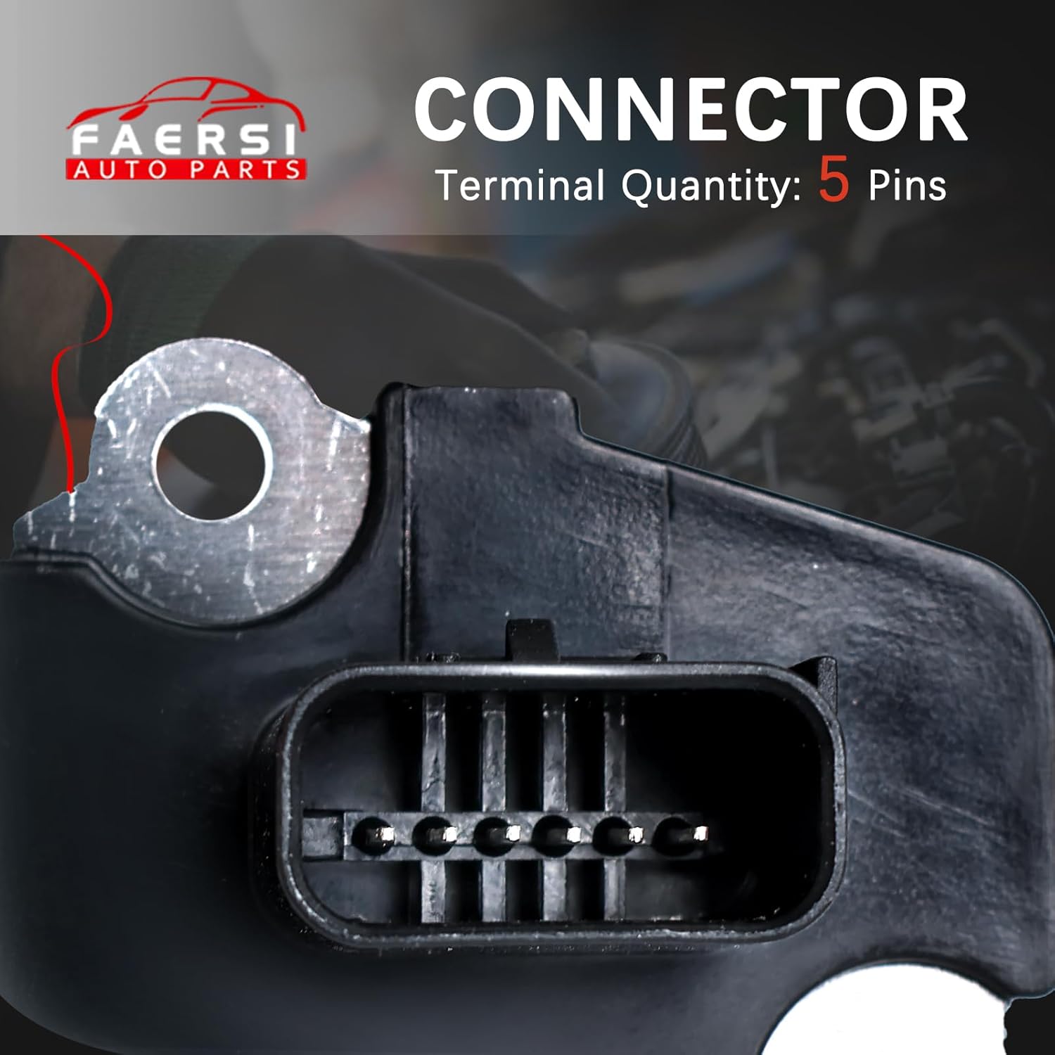 FAERSI Mass Air Flow Sensor Meter MAF Compatible with Ford with E-150 4.6L,5.4L 2004-2014, for Ford E-150 Club Wagon 5.4L Replace#3L3Z12B579A, 1F7013210, CY0113215