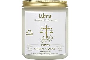 Libra Sex Candles - Zodiac Birthday Gifts for Women, Soy Candles
