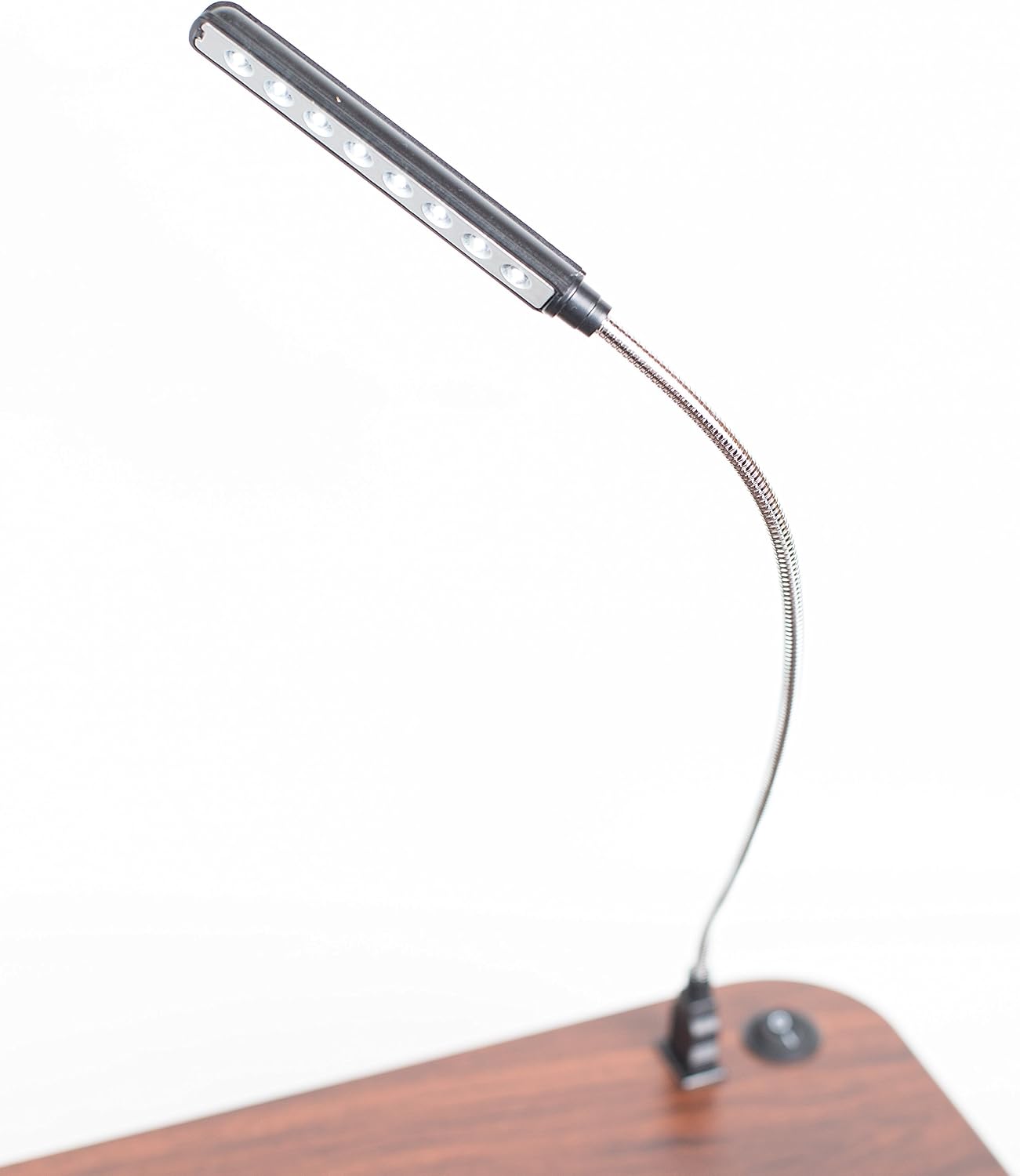 Memory Foam Lap Desk with USB Light, Burgundy