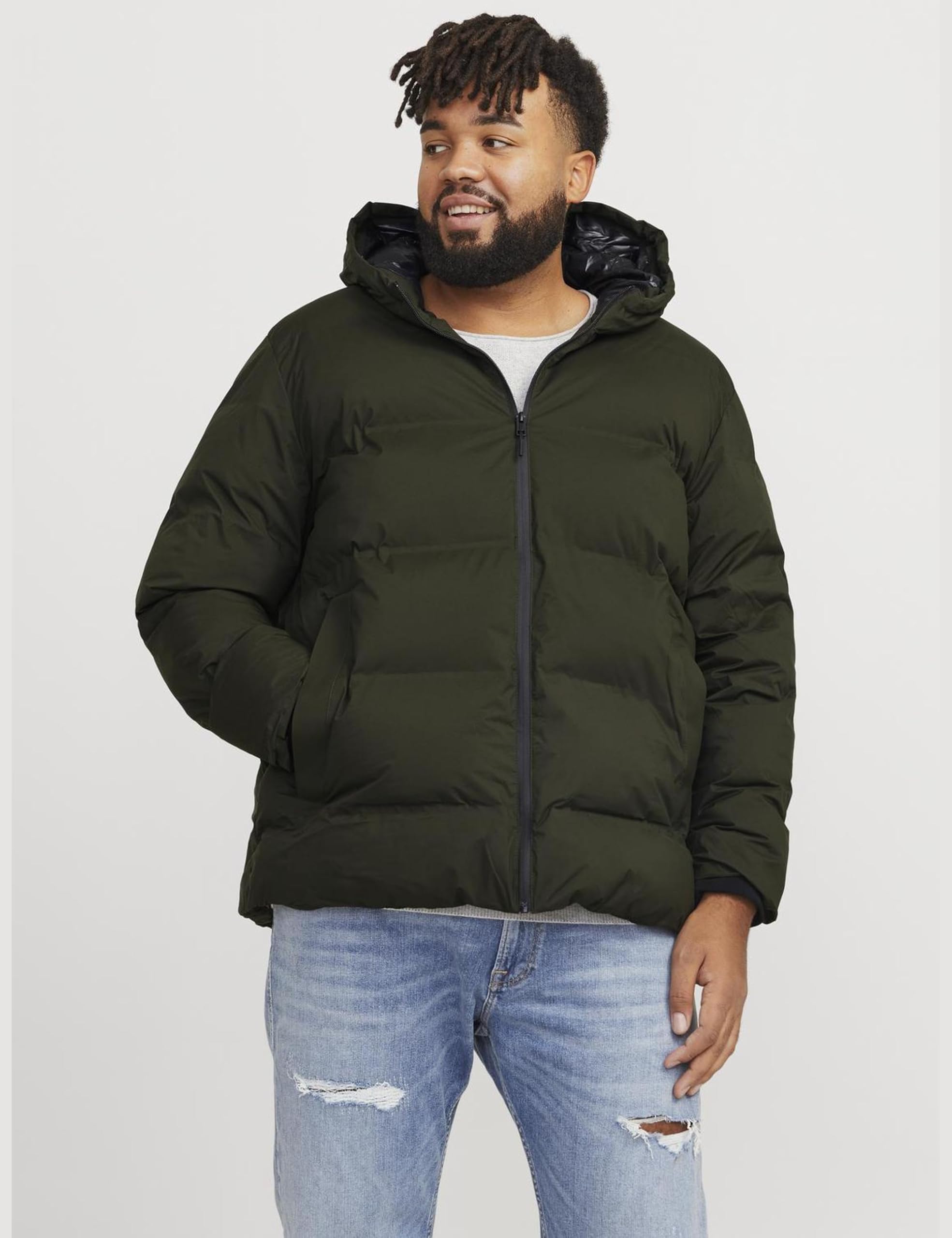 JACK&JONES PLUS Kurtka buforowa Mężczyźni Jjpayne Puffer Jacket Pls