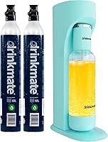 Vista 1 de Drinkmate OmniFizz - Máquina para hacer agua con gas y refrescos, carbonata cualquier bebida, paquete de burbujas. Incluye dos cilindros de CO2