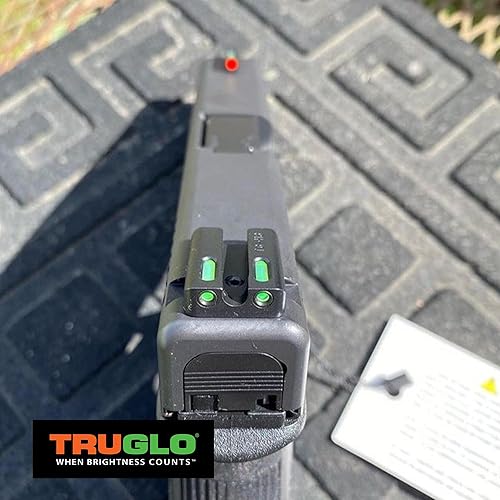 Miniatura 4 de TRUGLO Parámetros de pistola delantera y trasera de fibra óptica para pistolas Smith  Wesson