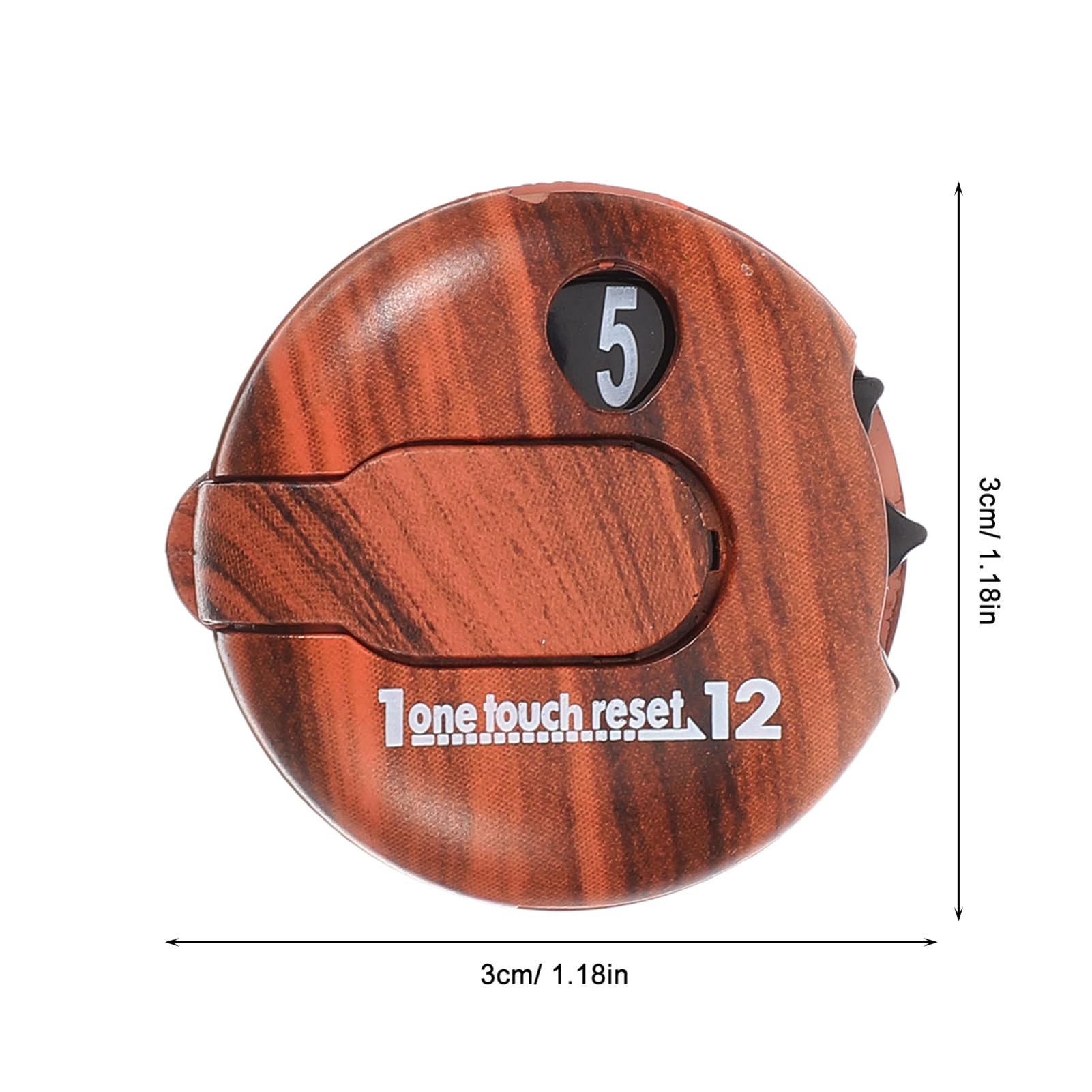 Gogogmee Golfing Device Portable Hat Clip Score Counter for Easy Stroke Tracking Durable Design for Golf Enthusiasts Professionals Mini Golf Score Tracker