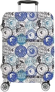 هوم برينت كفر ليكرا مميز لجميع شنط السفر متعدد الالوان شكل ww-9 مقاس XL يناسب شنطة ارتفاع 72-80 سم وعرض 48-54 وعمق 29-33