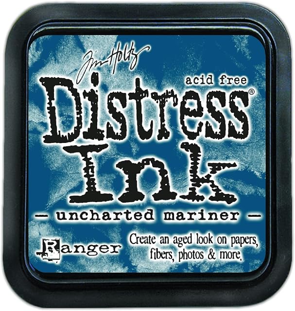 Tim Holtz Distress-Ink Pad-Uncharted Mariner, 3 x 3 inch
