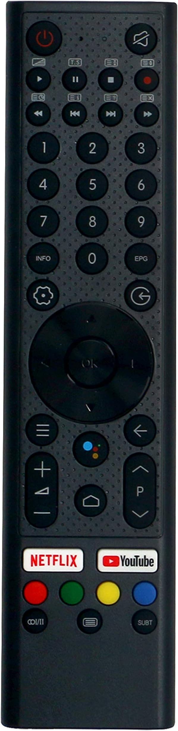 AULCMEET Replace Remote Control Compatible with Changhong TV GCBLTVC0GBBT GCBLTVC0GBBT-C4 GCBLTVC0GBBT-C3 GCBLTVC0GBBT-C4 GCBLTVC0GBBT-C5 GCBLTVC0GBBT-THOMSON