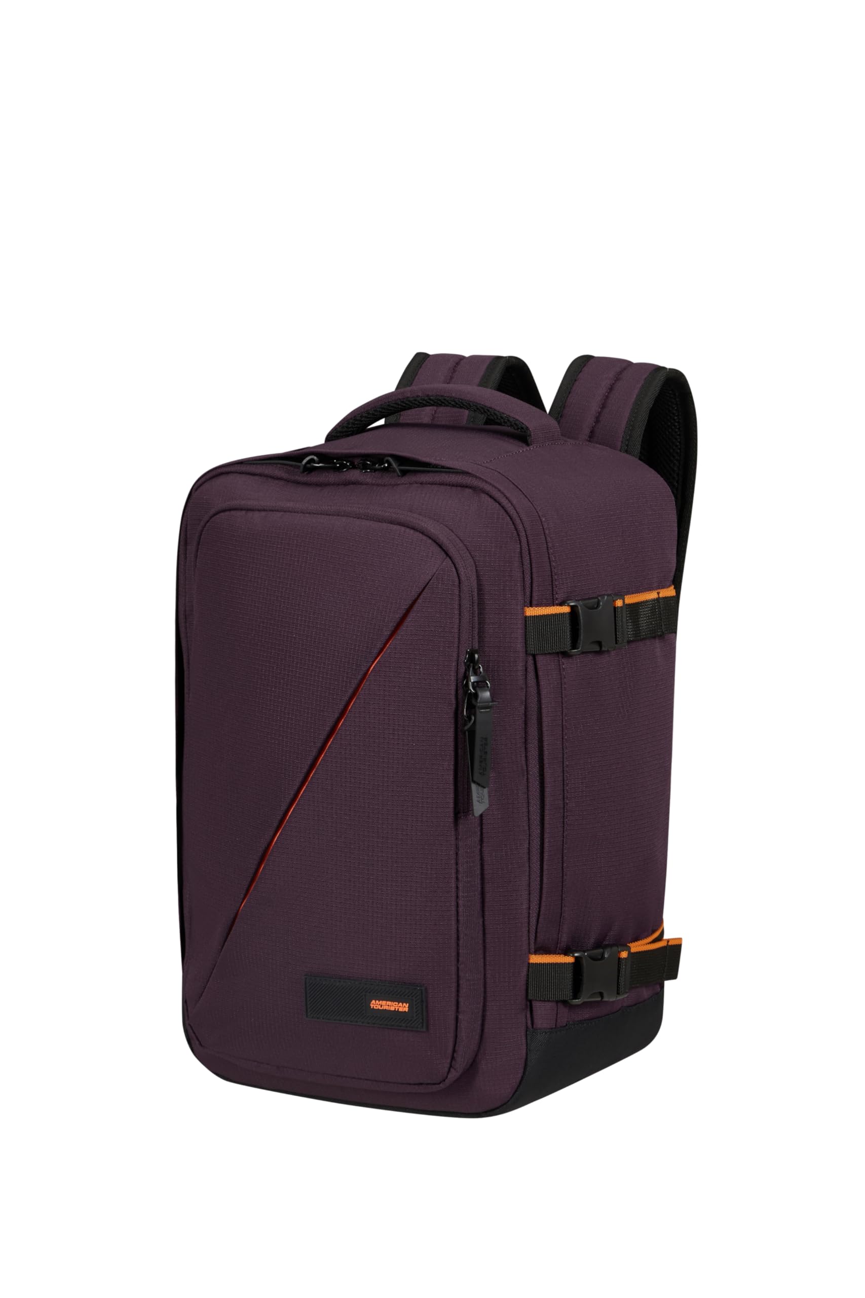 American Tourister Take2Cabin - Borsa da cabina Ryanair 25 x 20 x 40 cm, 24 L, 0,40 kg, Bagaglio a mano, Zaino per aereo S Underseater, Viola (Dark Plum)