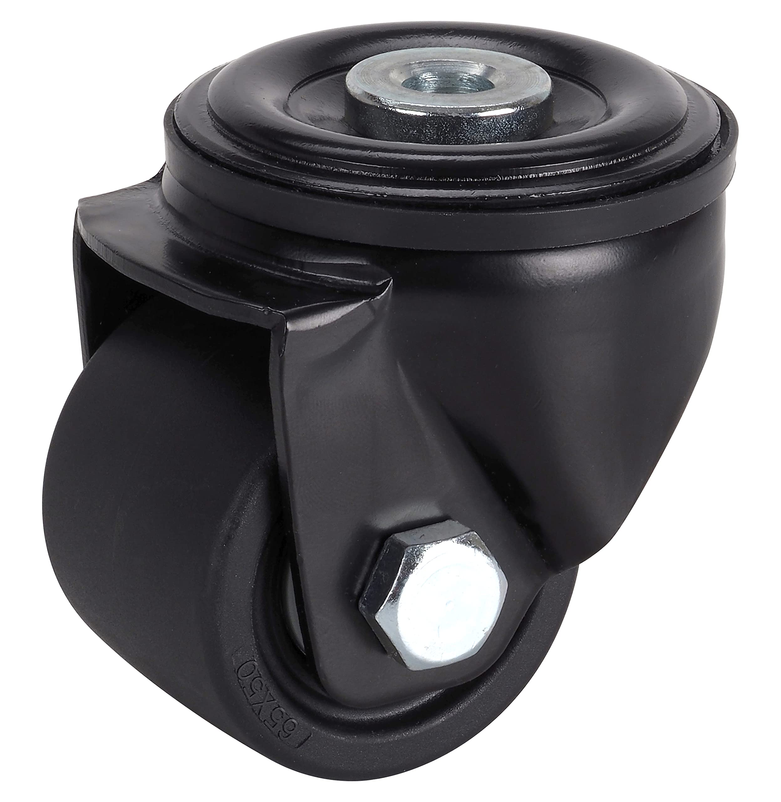 Dörner + Helmer 4er Set Schwerlastrollen Kunststoff 65mm, Rückenloch 13mm, Rollenmix, Tragkraft 500 kg/Set