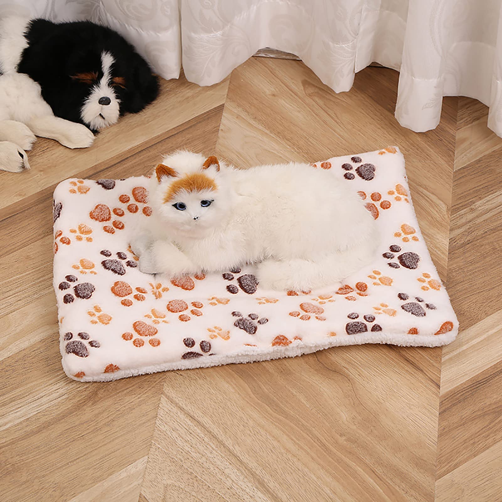 Cozy Calming Cat Blanket, Flannel Cushion For Pet Cozy Calming