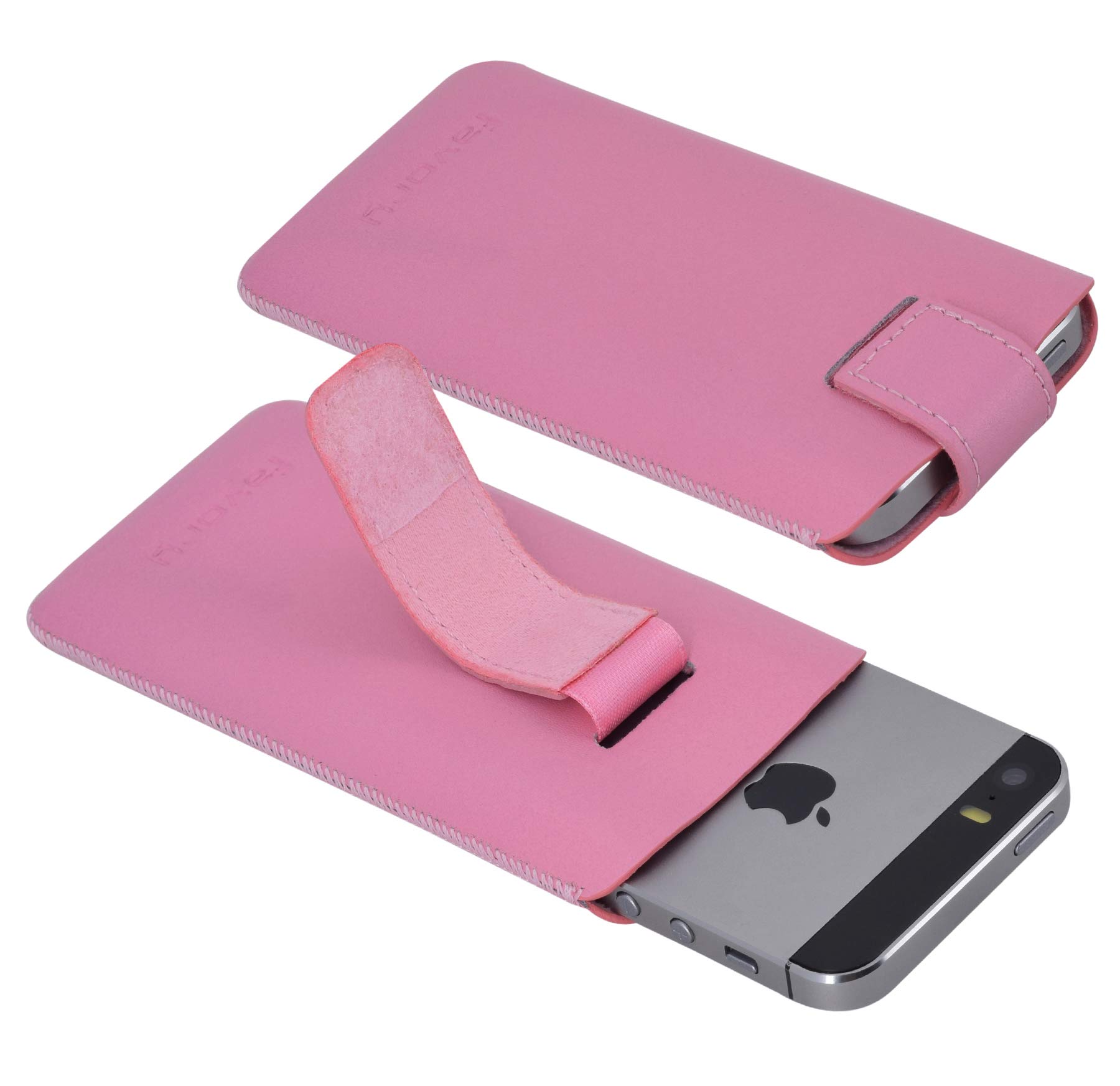 Handy Tasche Schutz Hülle Slim Case Cover Etui schwarz mit Magnetverschluss für Panasonic KX-TU155 Handy Tasche Schutz Hülle Slim Case Cover Etui schwarz mit Magnetverschluss für Panasonic KX-TU155