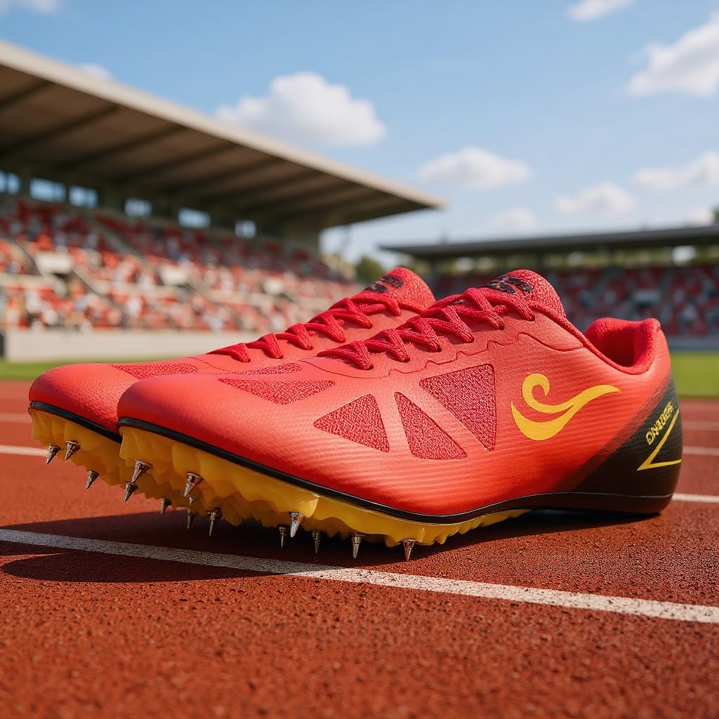 Scarpe da corsa da uomo con punte da campo da donna, leggere, traspiranti, per corsa e sci di fondo