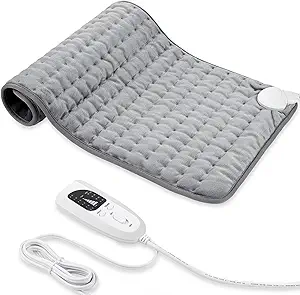 Heating Electric Pad for Back, Shoulders, Abdomen, Legs, Arms, Electric Fast Heat Pad with Heat Settings, Auto Shut Off (1...