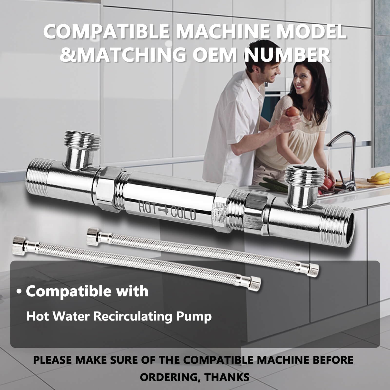 Snapklik.com : Sensor Valve Kit For Instant Hot Water Recirculating ...