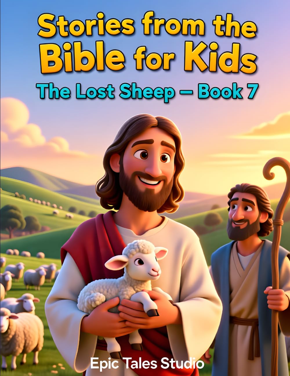 Stories from the Bible for Kids: The Lost Sheep – Book 7: A Heartwarming Bible Story About God’s Love for Every Child