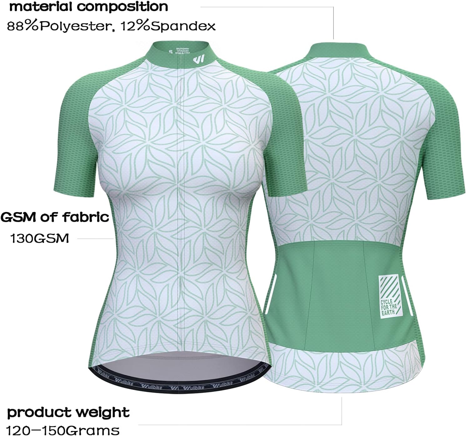 Wulibike Cycling Jersey Women Long Sleeve,Bicycle Biking Bike Shirts for Women with Pockets