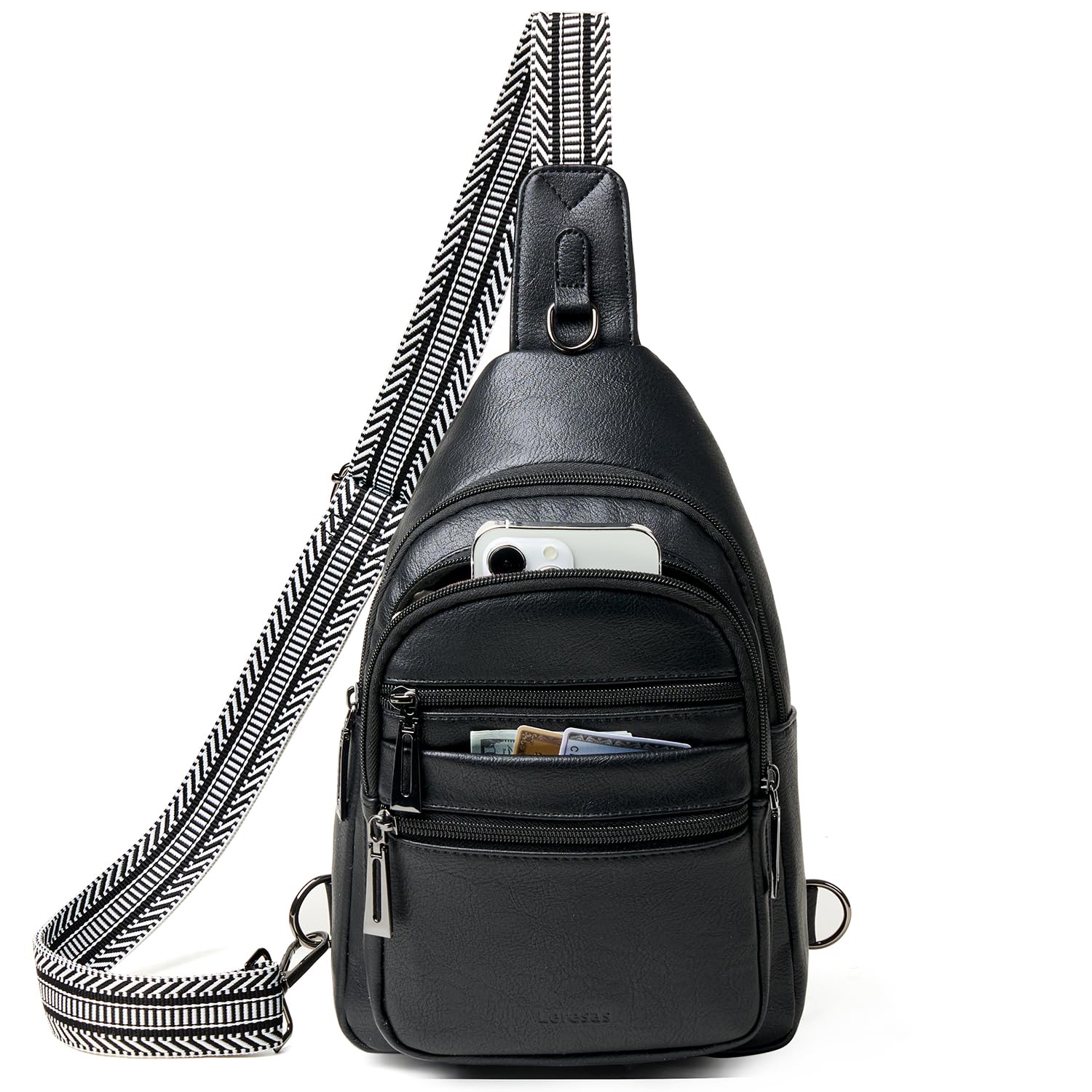 Leresas Vegan Leather Sling Bag