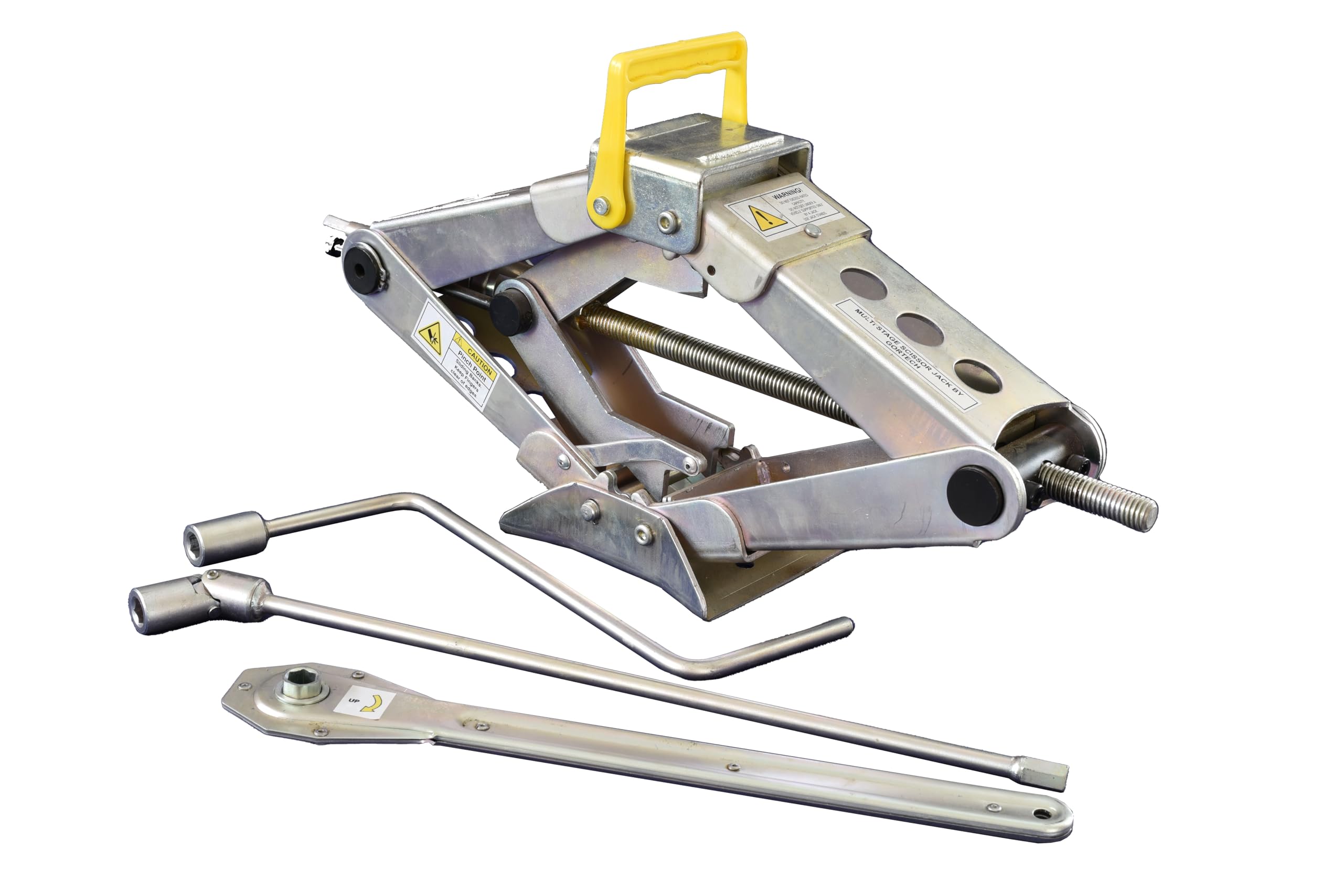 Amazon.com: GORTECH Patented Heavy Duty Multi-Stage Scissor Jack 2