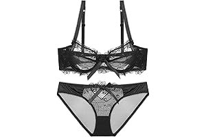Irresistible Sheer Lace Bra and Panty Set: Enhance Your Confidence