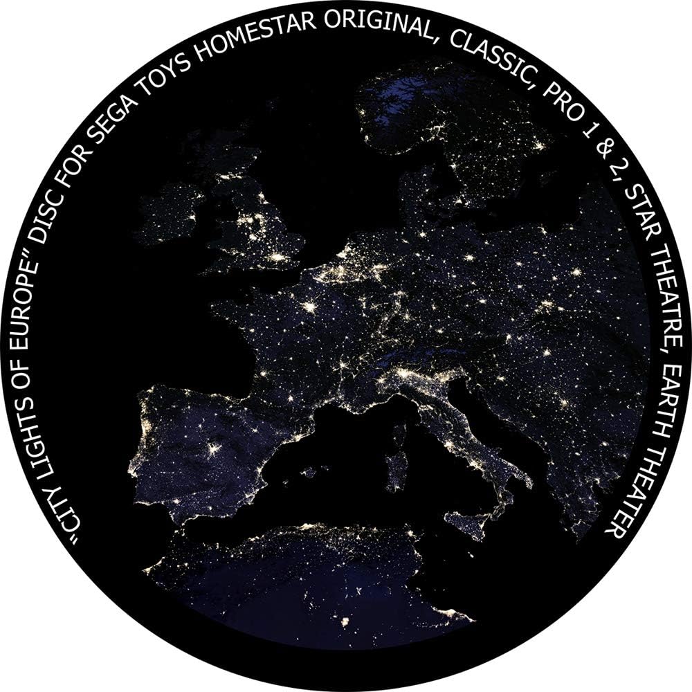 City Lights of Europe - disc for Sega Toys Homestar Classic/Flux/Original Planetarium