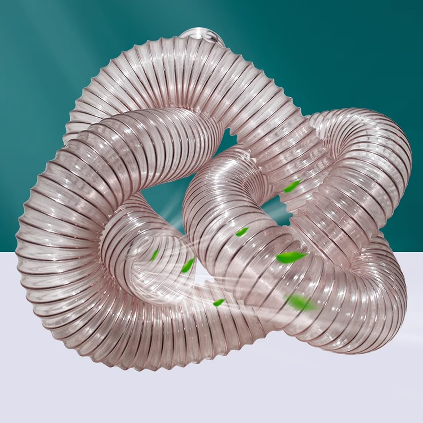 Tubo Flexible Mangueras Flexibles de Ventilación para Secadoras en Espacios Pequeños, Tubo de Escape para Ventanas de Sótanos/A Través de La Placa de Pared(L 10m(32.8ft),D 20mm (3/4"))