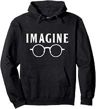 IMAGINE - choose peace peaceful, glasses, pacifist Pullover Hoodie