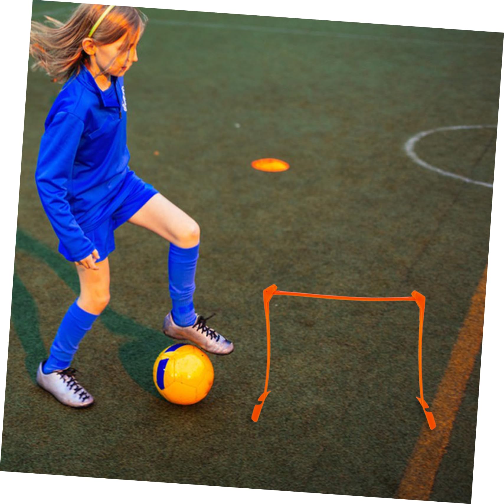 FOYTOKI Durable Plastic Football Training Hurdles Hurdle Training Equipment Agility