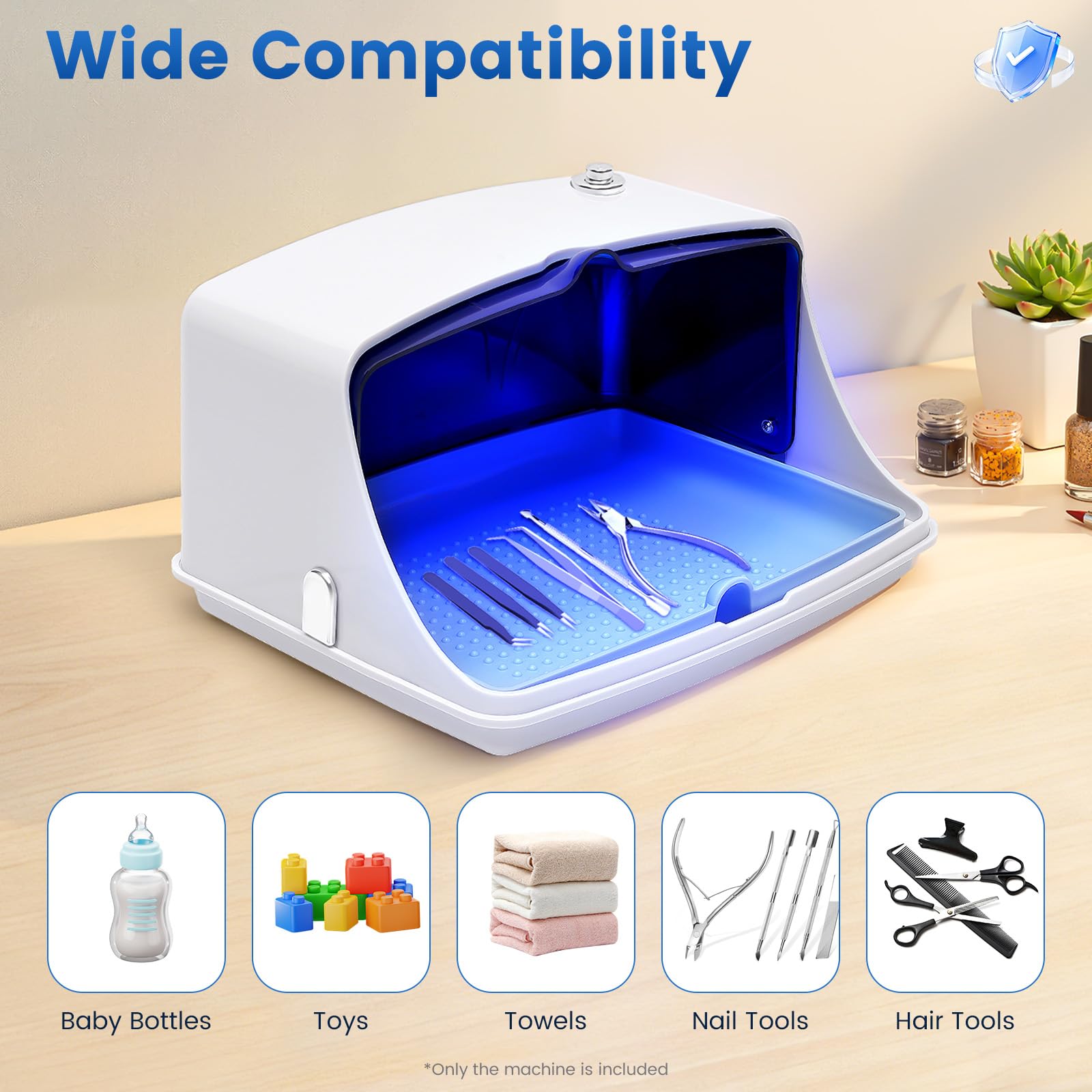 Sterylizator 5 W urządzenie do dezynfekcji UV, urządzenie sterylizujące do paznokci, salonu, manicure, manicure i narzędzia 220 V