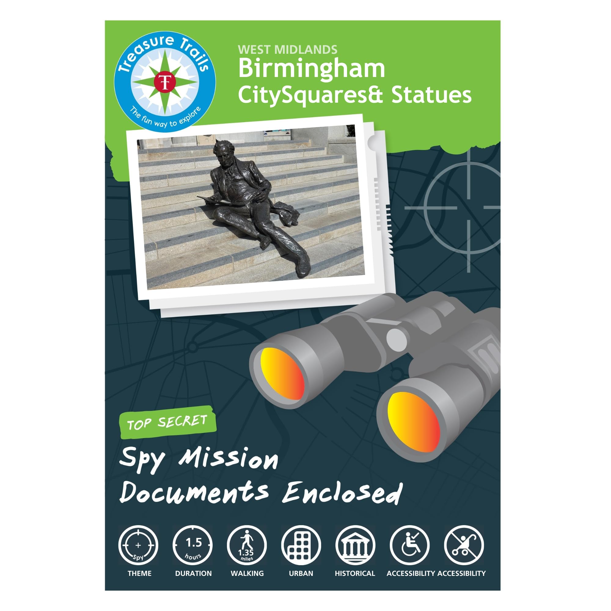 Treasure Trails - Birmingham Treasure Hunt - Group and Solo Fun - Walk Birmingham