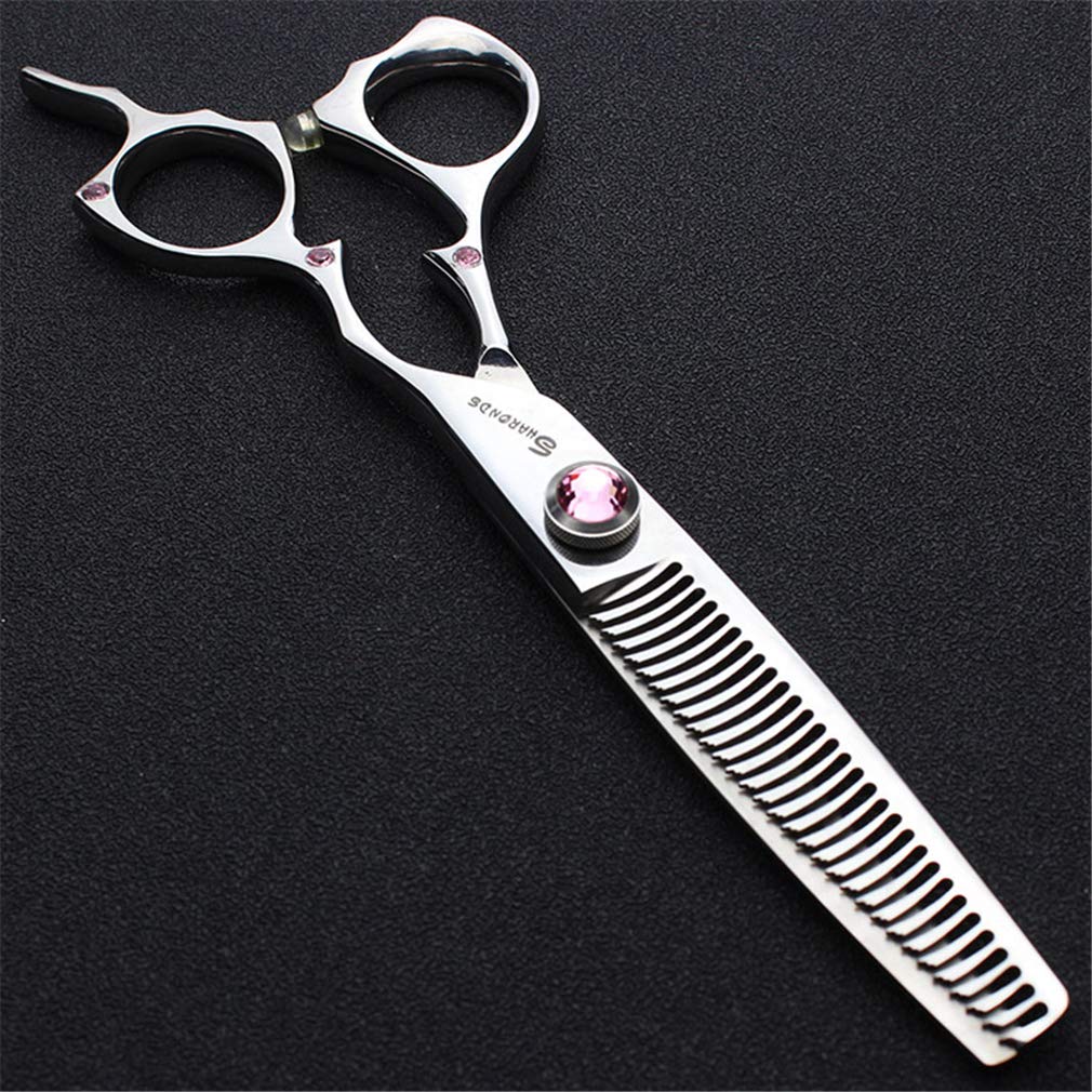 6,0-Zoll-Haar-Schere-Set, Profi Friseurschere 440C Edelstahl Styling-Werkzeug (Licht Und Sharp), Für Kinder, Frauen Und Männer,Blau