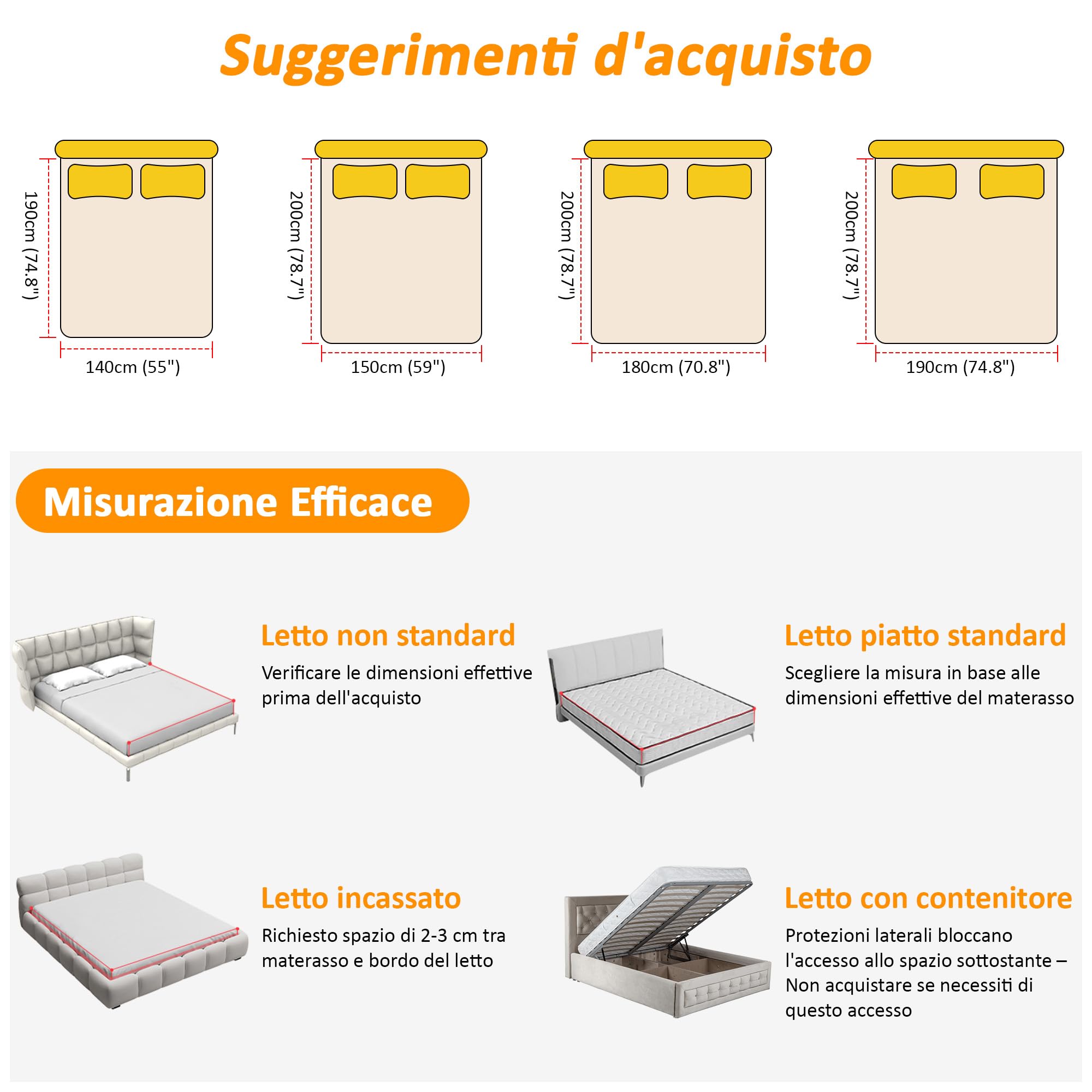 Sponda Letto Bambini Set van 3, Set di Universale Barriera Protettiva Bambini Barriera Letto Altezza - (2 x 200 cm + 1 x 180 cm) in bundle