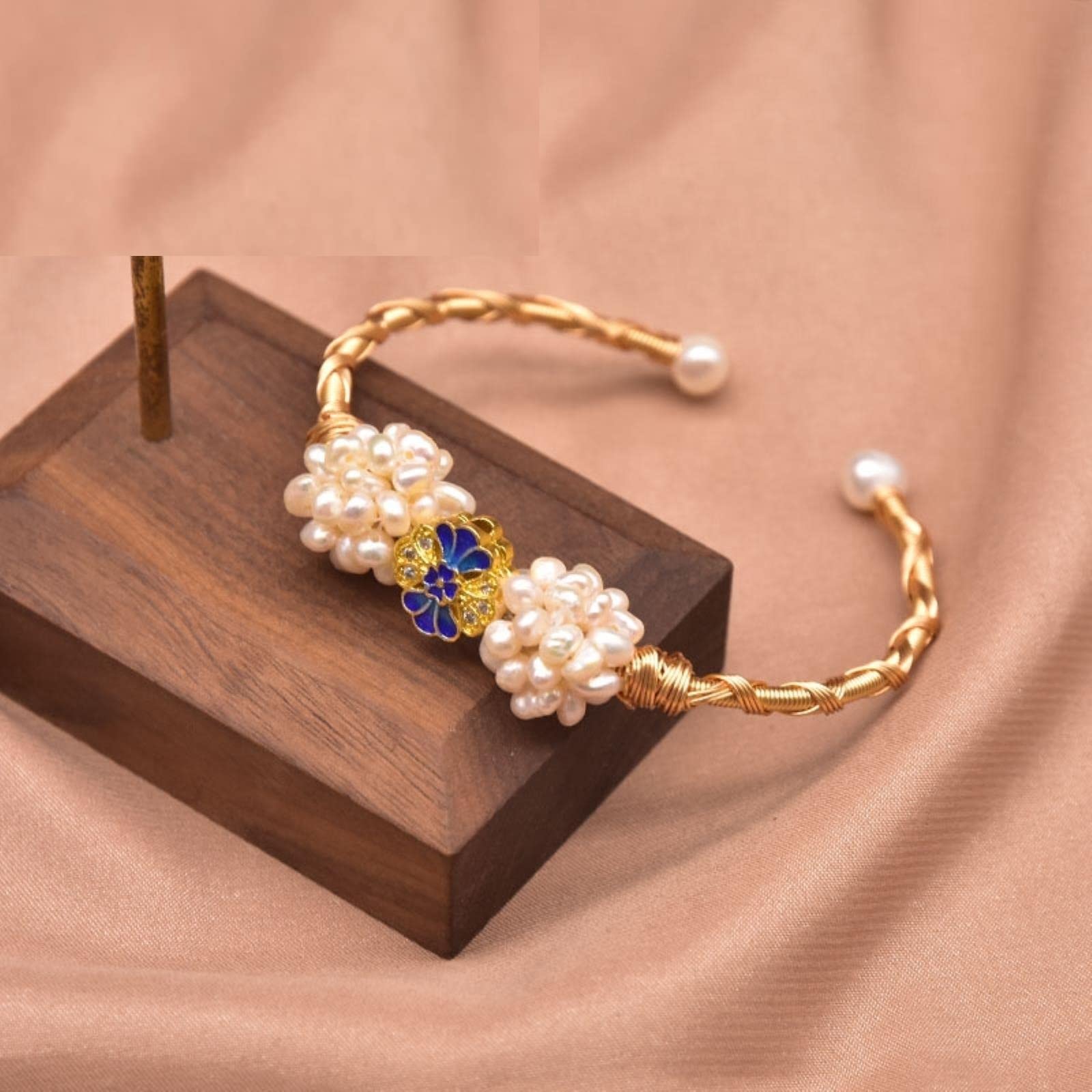 Collana filo di perle rosa e pietra opale rosa - Gioielli - Collane