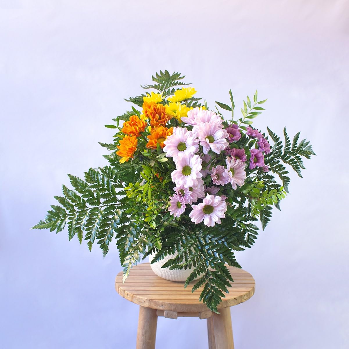 Acurrucalas® - Ramo Margaritas Variadas con Dedicatoria - Flores Naturales - Día de la madre - Flores cumpleaños - Ramo de Flores Frescas - Entrega en 24 horas de Martes a Sábado