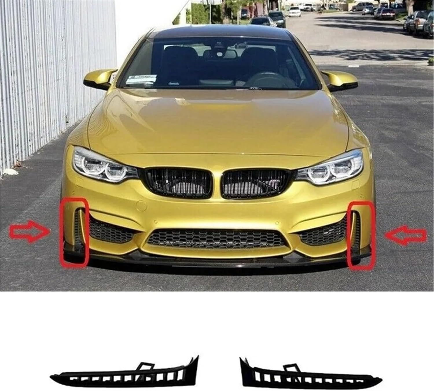 F80 M3 F82 F83 M4 51118056600 右フロントバンパー下部グリル スポーツラジエーターグ 【アルティ】