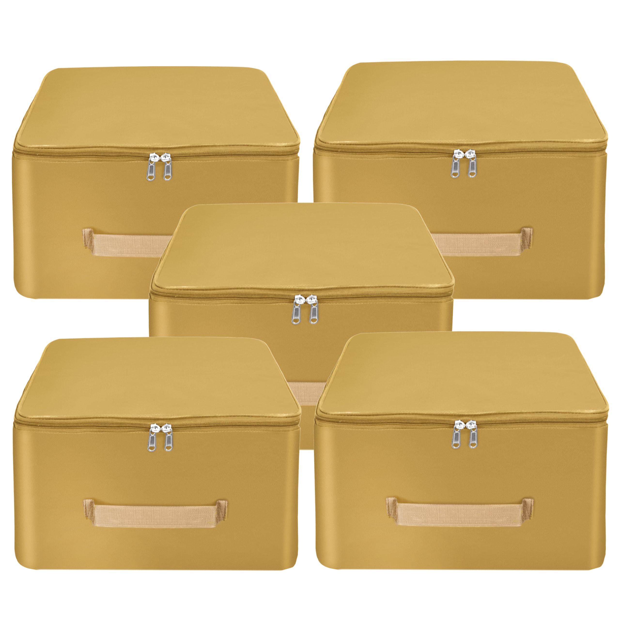 Storite 5 Pack Nylon Wardrobe Bag Underbed Cloth Storage Organizer