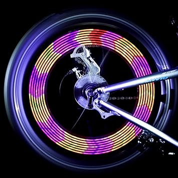 Street27 LED Bicycle Bike Cycling Rim Lights Open & Close Wheel Spoke Light