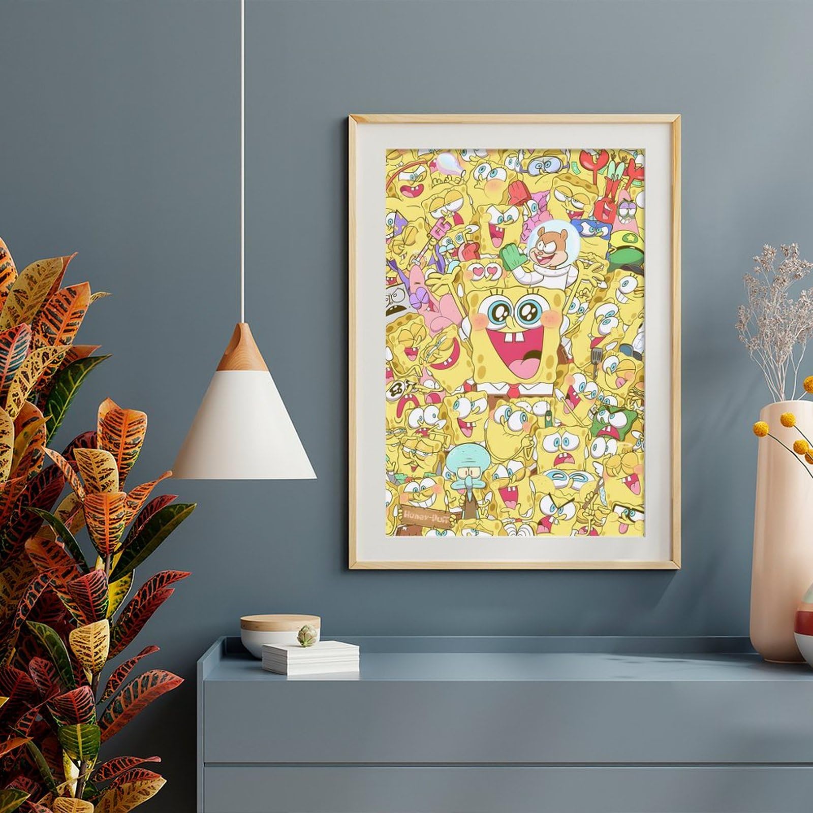 Amazon.co.jp: スポンジボブ ポスター 絵画 インテリア 壁紙用 壁紙