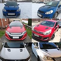 Vista 6 de Ventilaciones de capó de coche Blilo, 2 piezas de ventilaciones de aire universales para capó de coche, cubierta de entrada de aire de capó azul