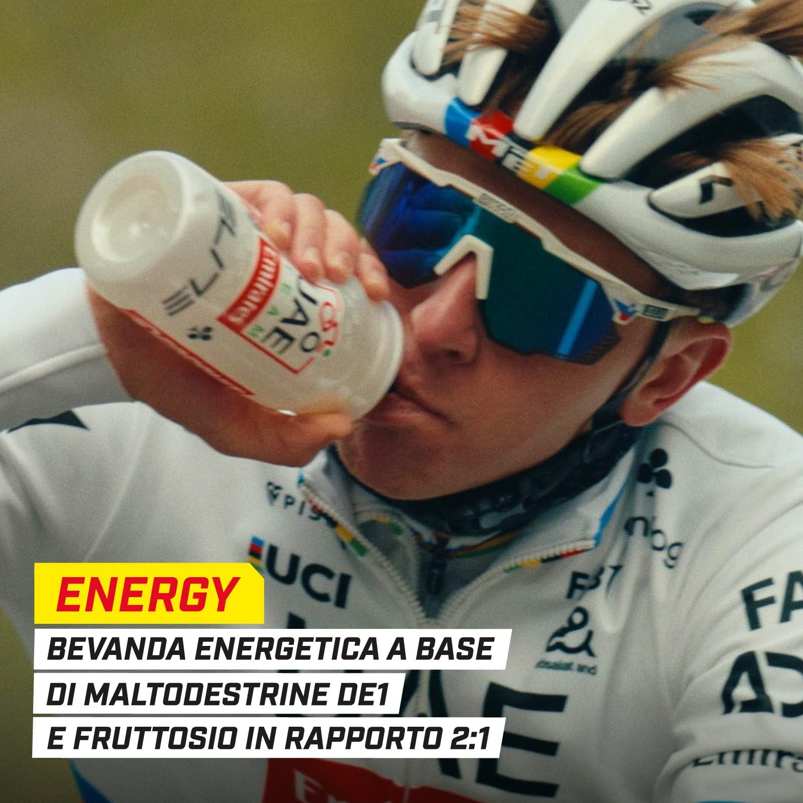 Enervit, Isocarb C2:1PRO, Bevanda Energetica Isotonica con 60g di Carboidrati per Porzione, Gusto Limone, Per Attività di Lunga Durata ad Alta Intensità, Alta Digeribilità, Vegan, 20 Buste da 65g