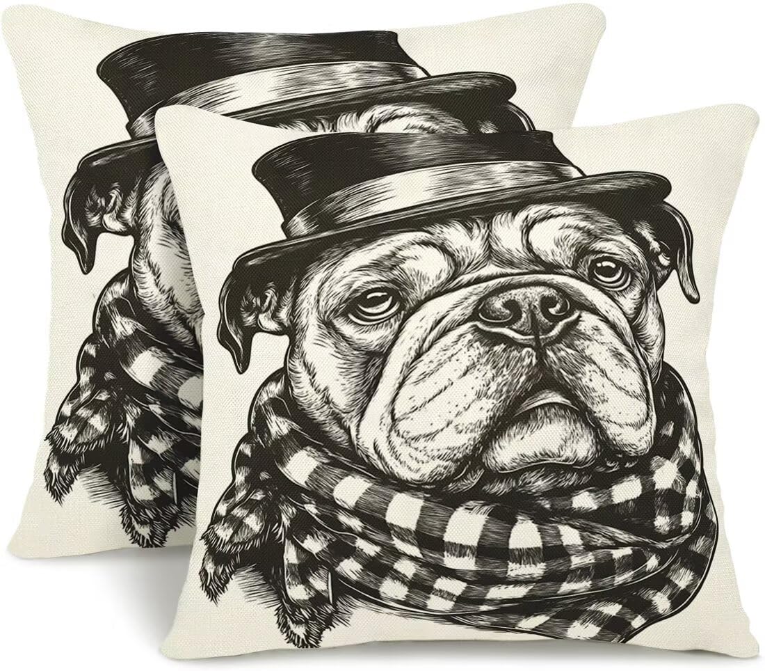 Wangllpgy Shar Pei Cushion Covers 60Cm X 60Cm Set Of 2 Throw Pillow Covers Animals Pillow Cases Autumn Sofa Cushions Decorative Pillows With Invisible Zipper Pillowcases For Bedroom Living Room Garden -Gy483