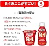 Meiji Probiyo Yogurt R-1 Drink, Low Sugar Low Calorie Label-less Bottle 112g×6 Bottles×4 Box SetCool Delivery